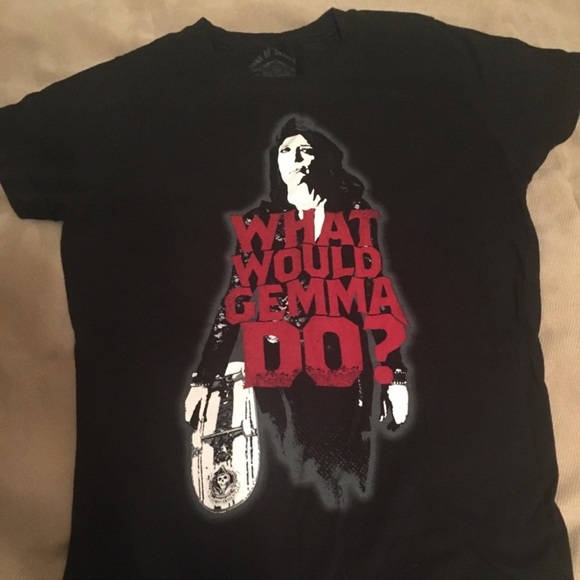 2  SONS OF ANARCHY SKULL GEMMA SKATEBOARD L/S S/S shirts shirt XL 2XL SAMCRO - Picture 2 of 7